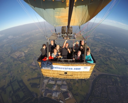 Heteluchtballonvaart Apeldoorn over Bussloo naar Voorst